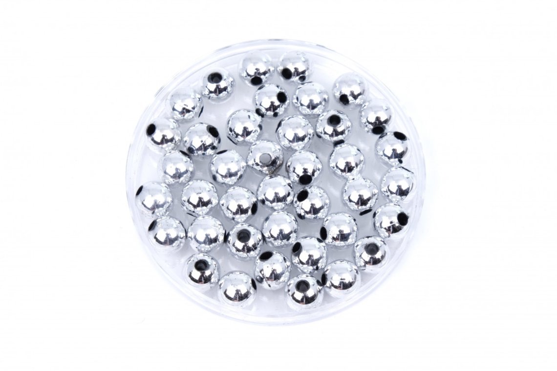 Korálky plastové PERL 10g vel.8mm