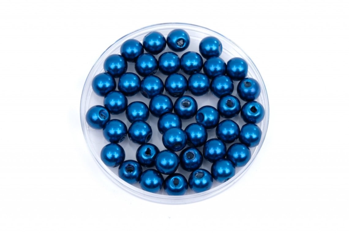 Korálky plastové PERL 10g vel.8mm