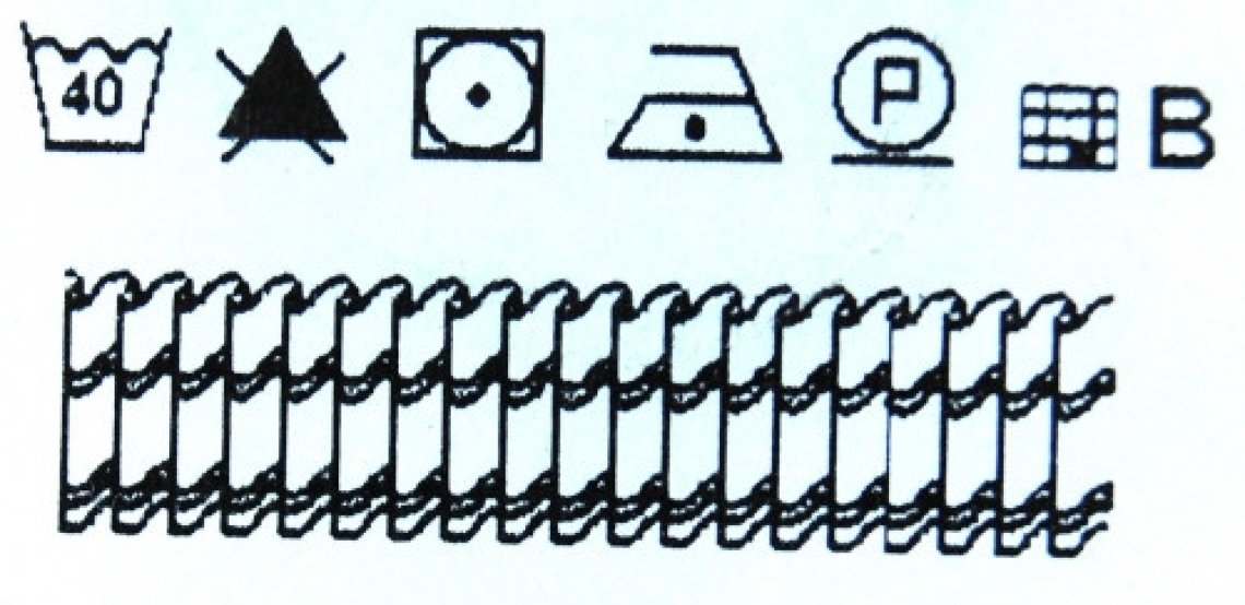 Záclonovka 27mm čirá řasení libovolné 1:2