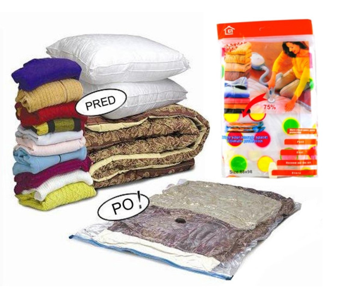 Vakuový pytel ke skladování 80x100cm