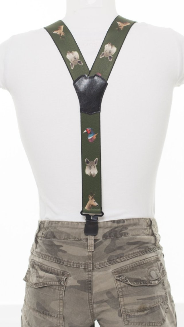 Šle pánské vzor Y šíře 40mm /120cm myslivecké vzor 01