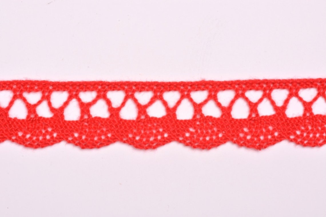 Krajka bavlněná 75099 paličkovaná šíře 18mm bílá