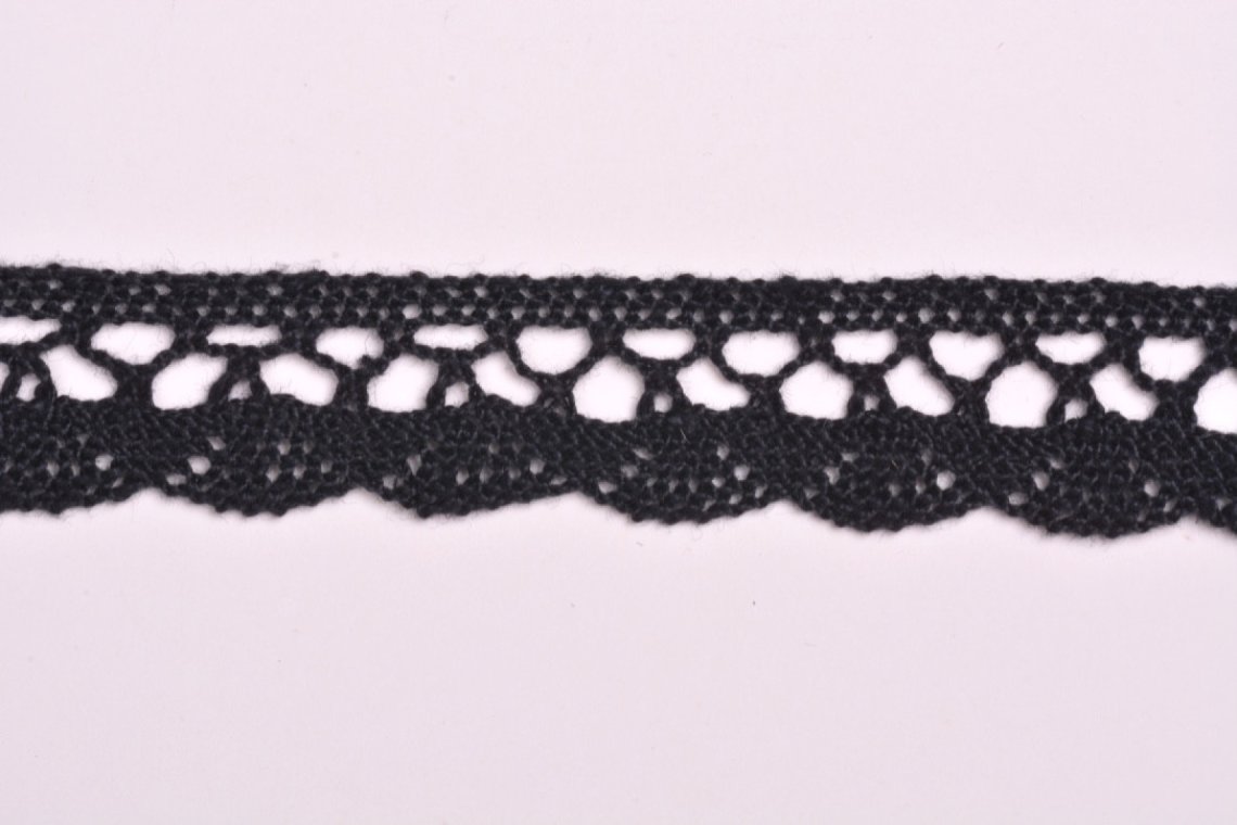 Krajka bavlněná 75099 paličkovaná šíře 18mm bílá