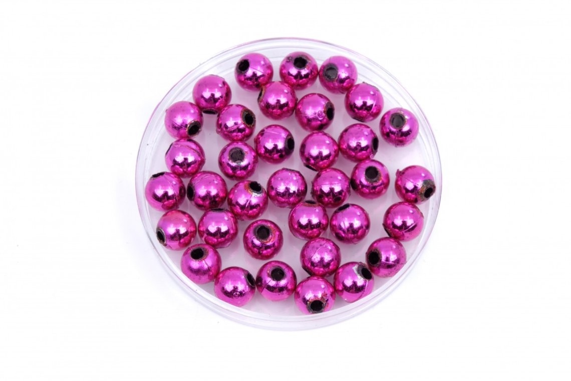 Korálky plastové PERL 10g vel.8mm