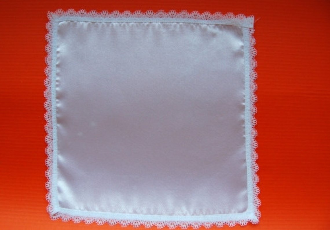 Kapesníček saténový 21x21cm vzor 01