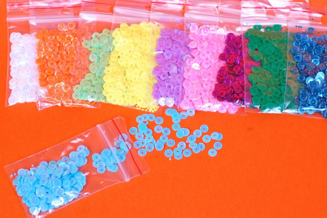 Flitry sypané 708 vel.5mm, balení 3g