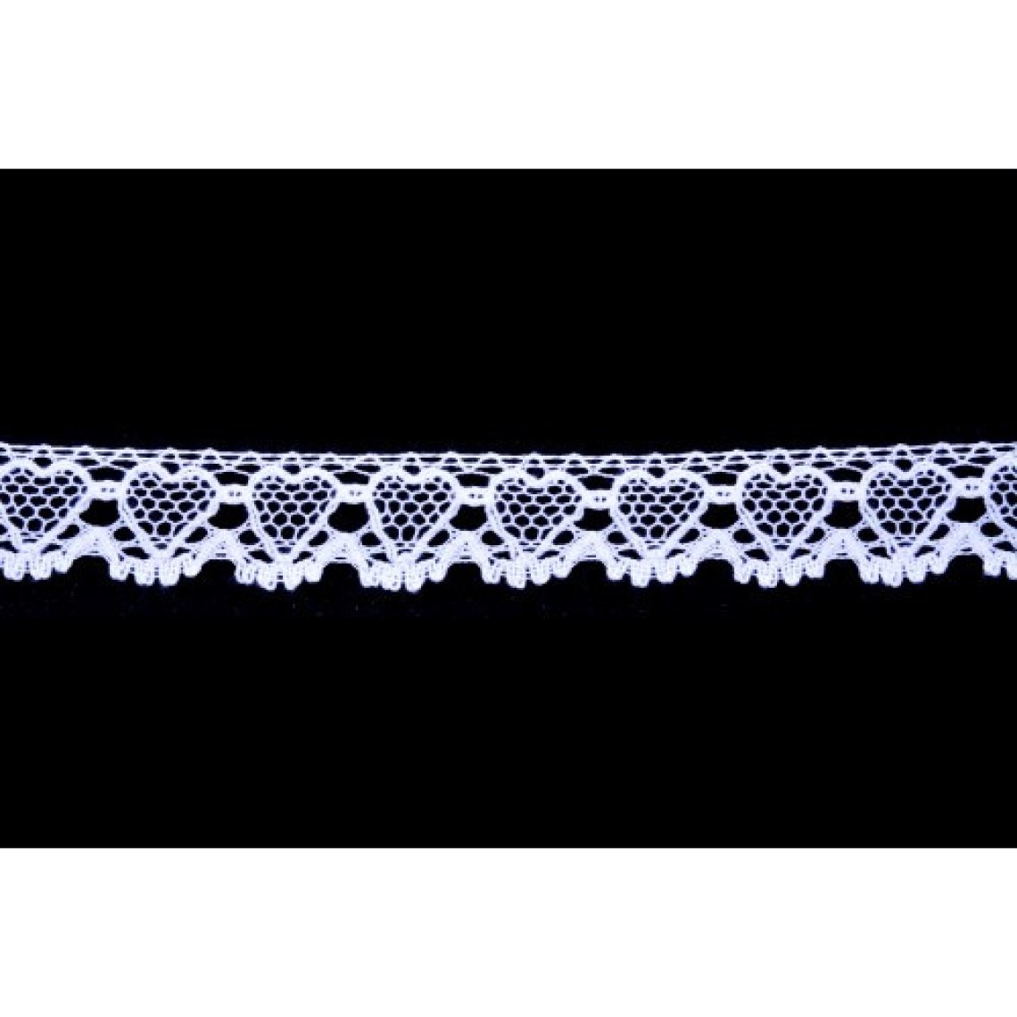 Krajka bavlněná 75133 paličkovaná šíře 19mm bílá
