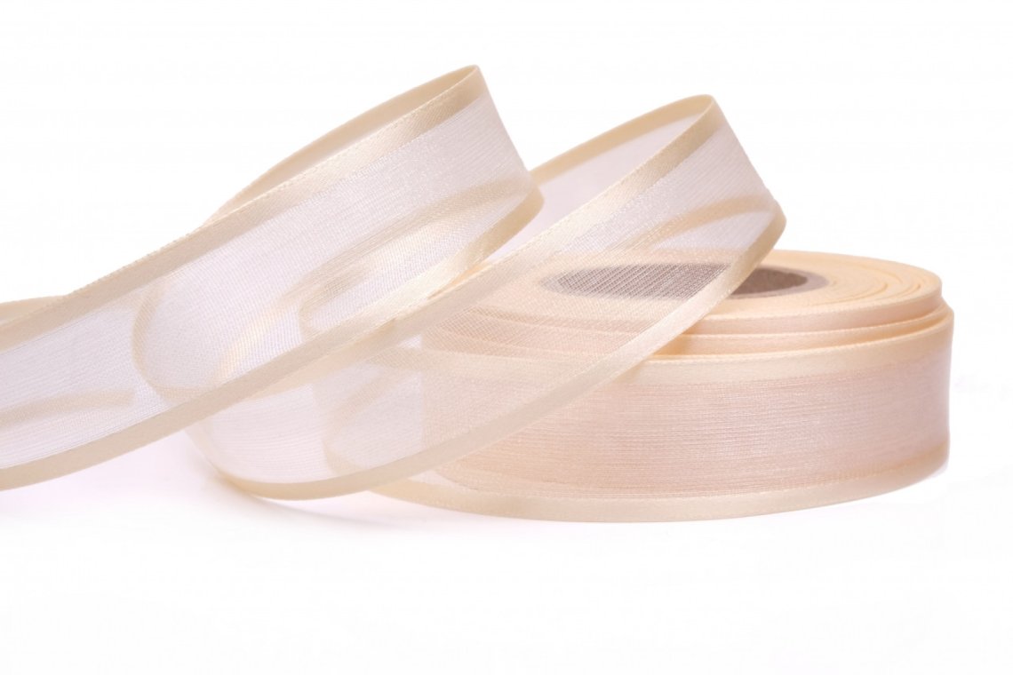 Stuha atlasová s monofilem šíře 25mm