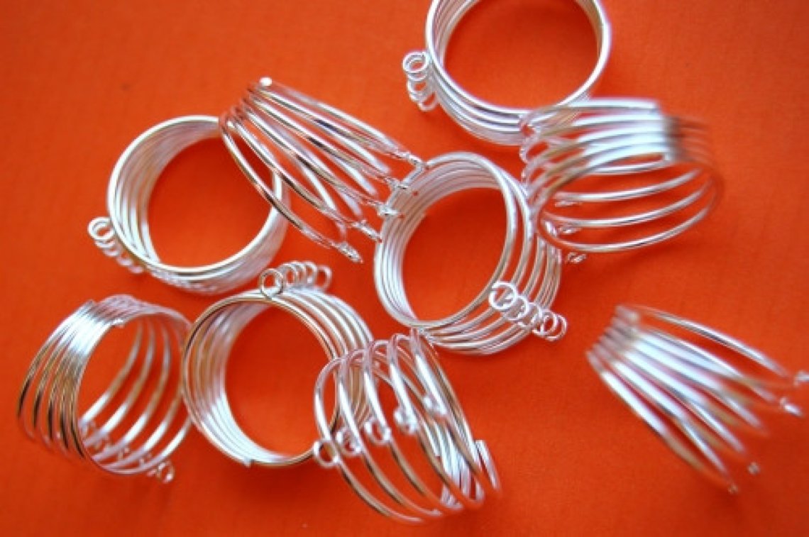 Příprava prstýnků (5 otáček) BÍLÉ STŘÍBRO