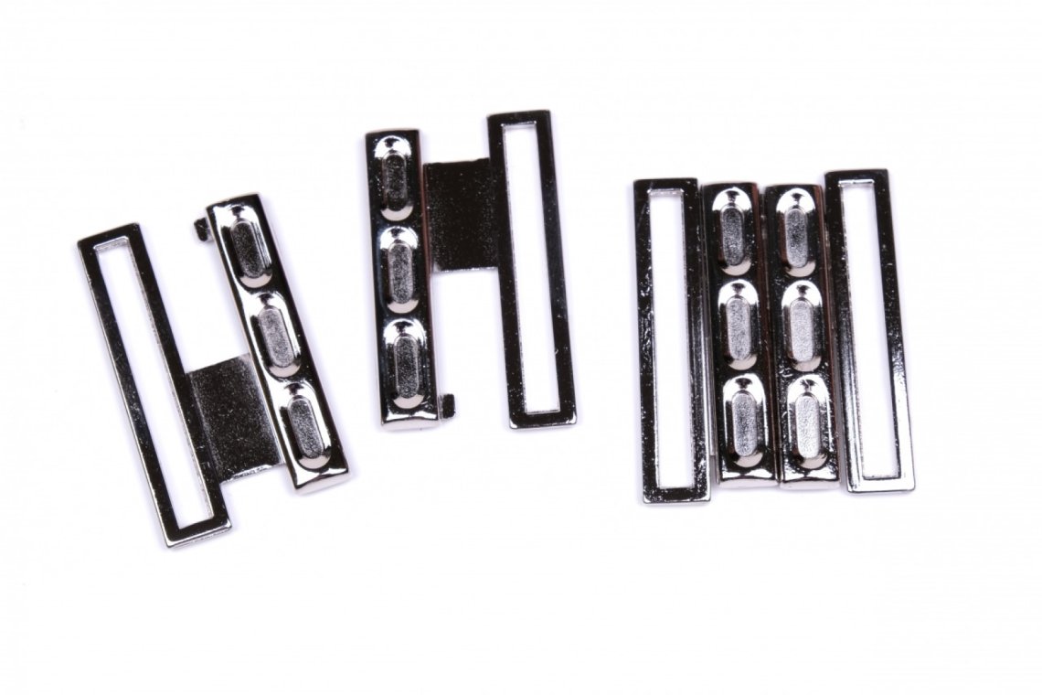 Spona kovová M161 šíře 4cm nikl