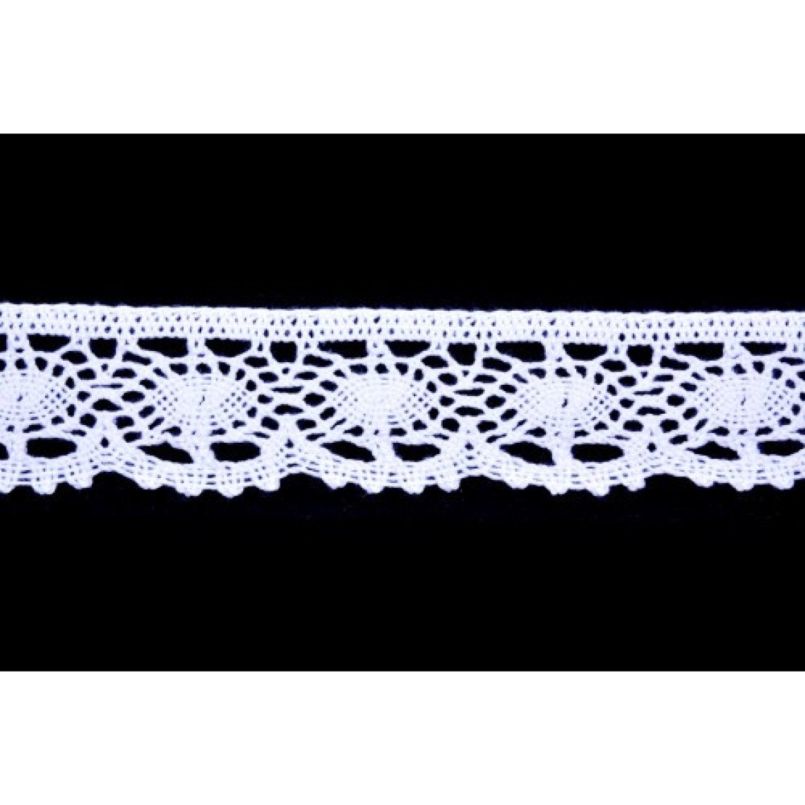 Krajka bavlněná 82338 paličkovaná šíře 35mm bílá