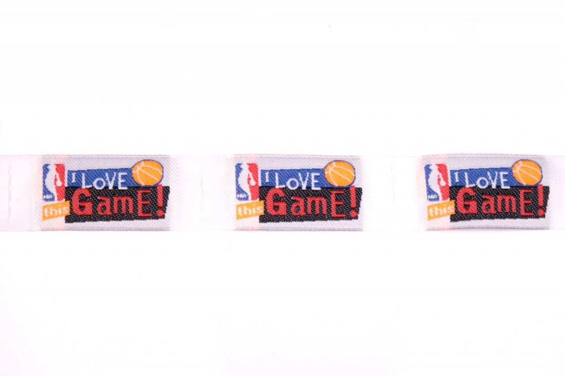 Nášivka 12 I love game 2,5x4cm