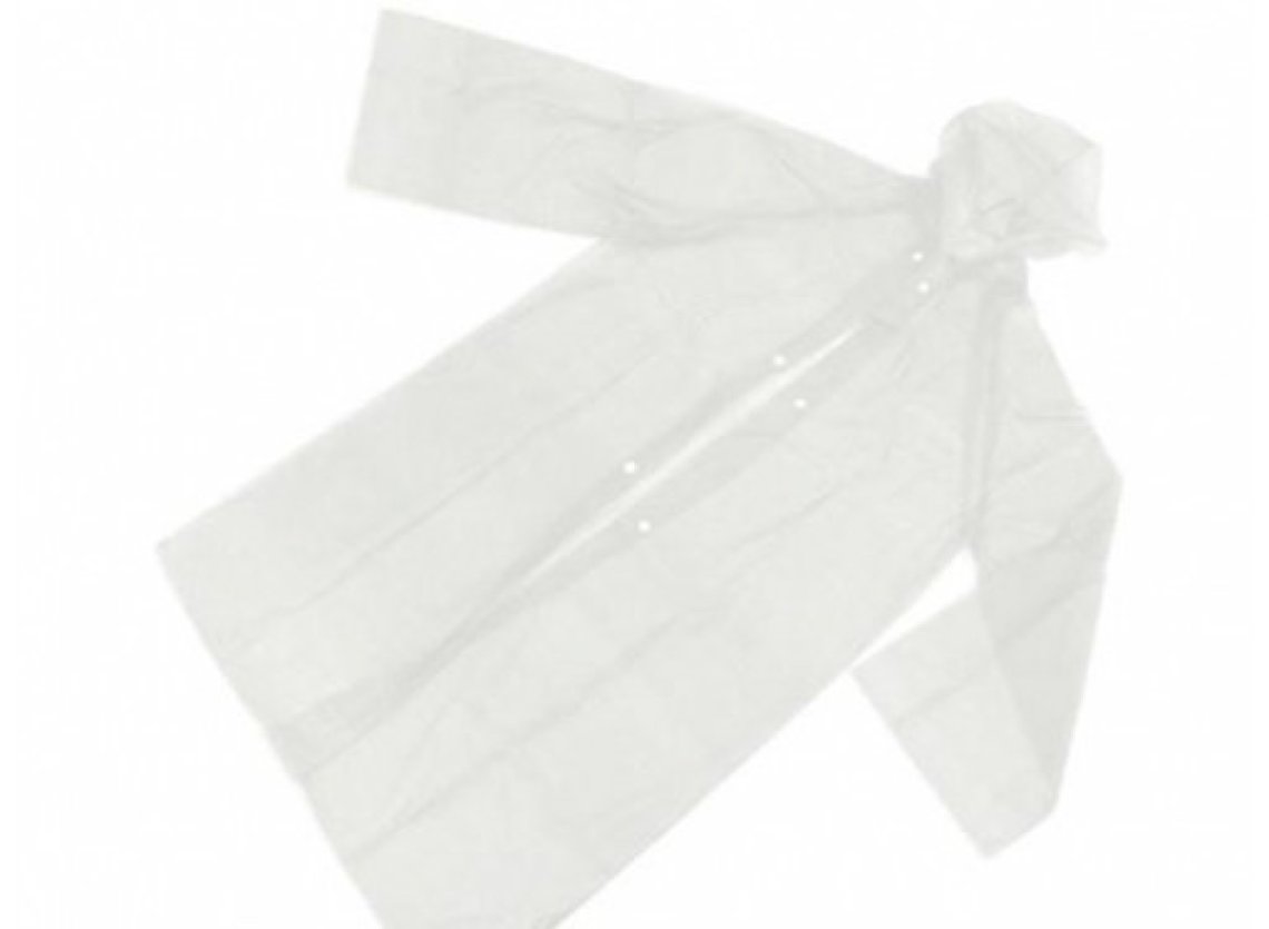 Pláštěnka turistická 44g délka 110cm transparentní rukávová