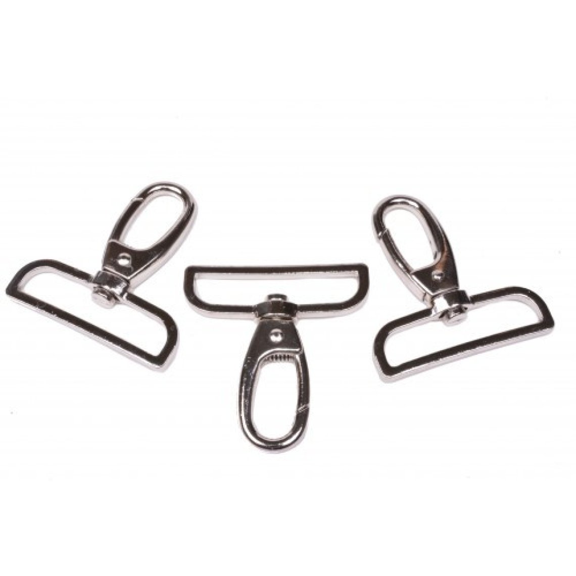 Karabina kovová otočná průvlek 5cm nikl