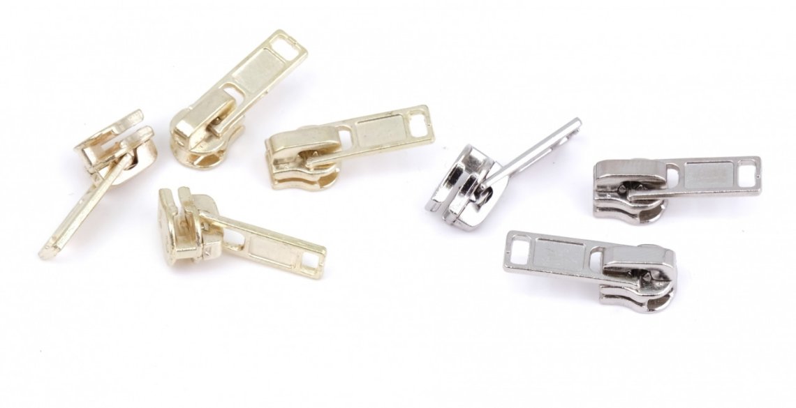 Jezdec ke kovovým zipům 3mm autolock