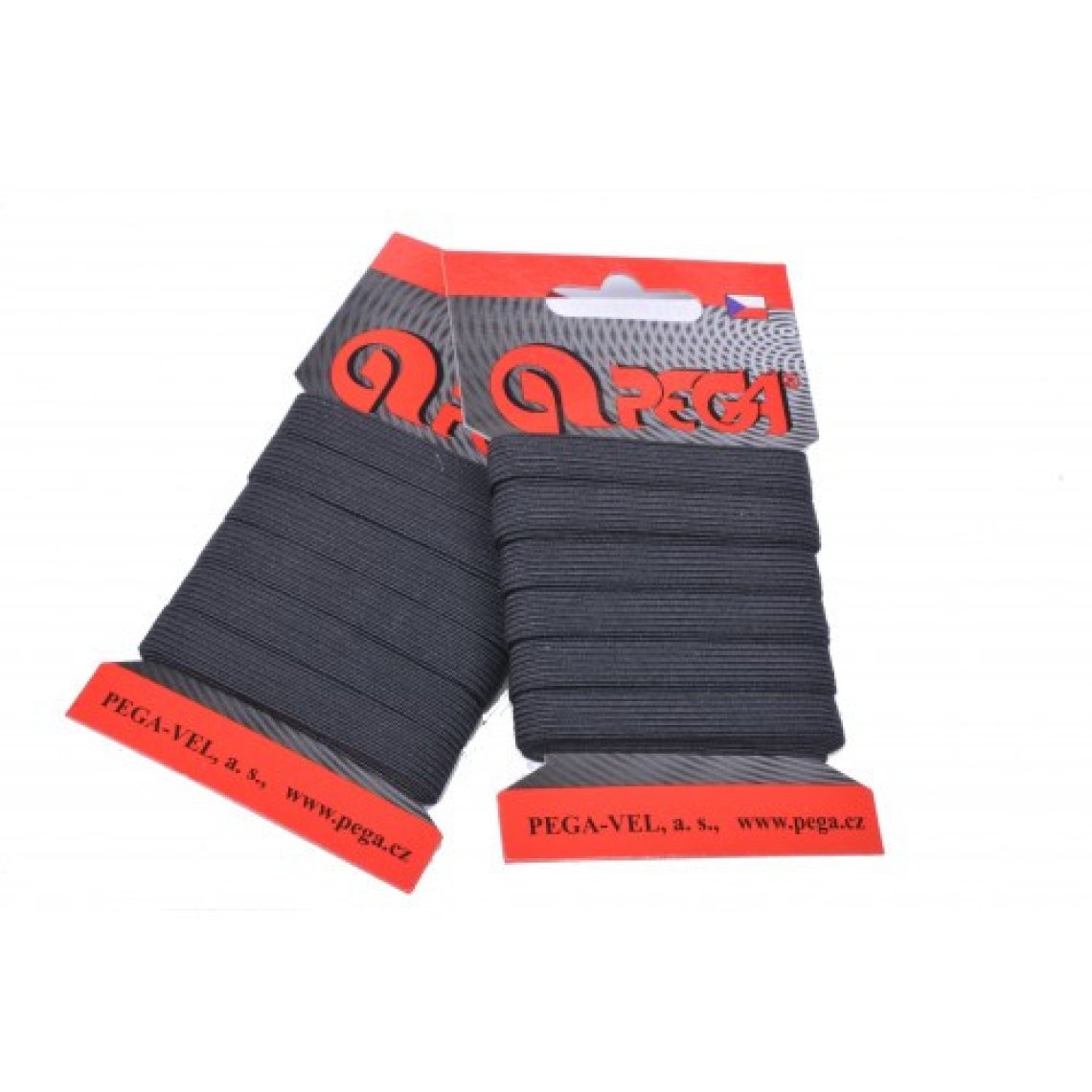 Pruženka na kartě 5m šíře 7,9mm černá