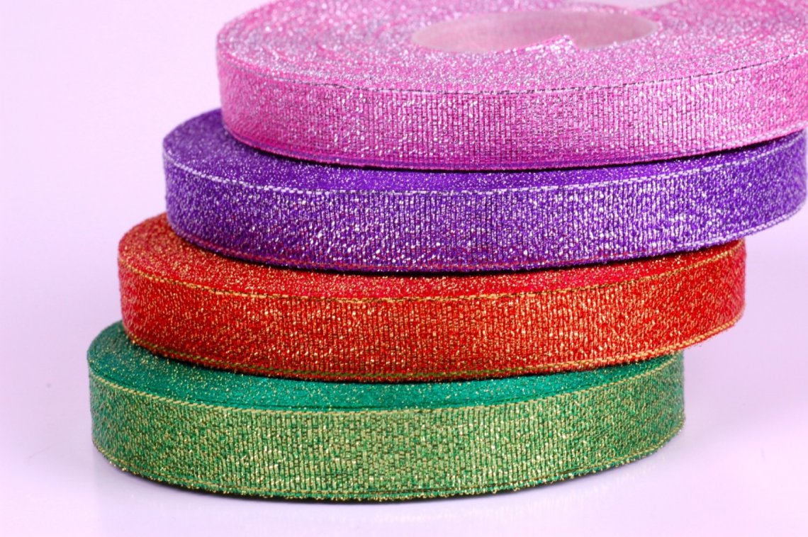Stuha lurexová šíře 12mm