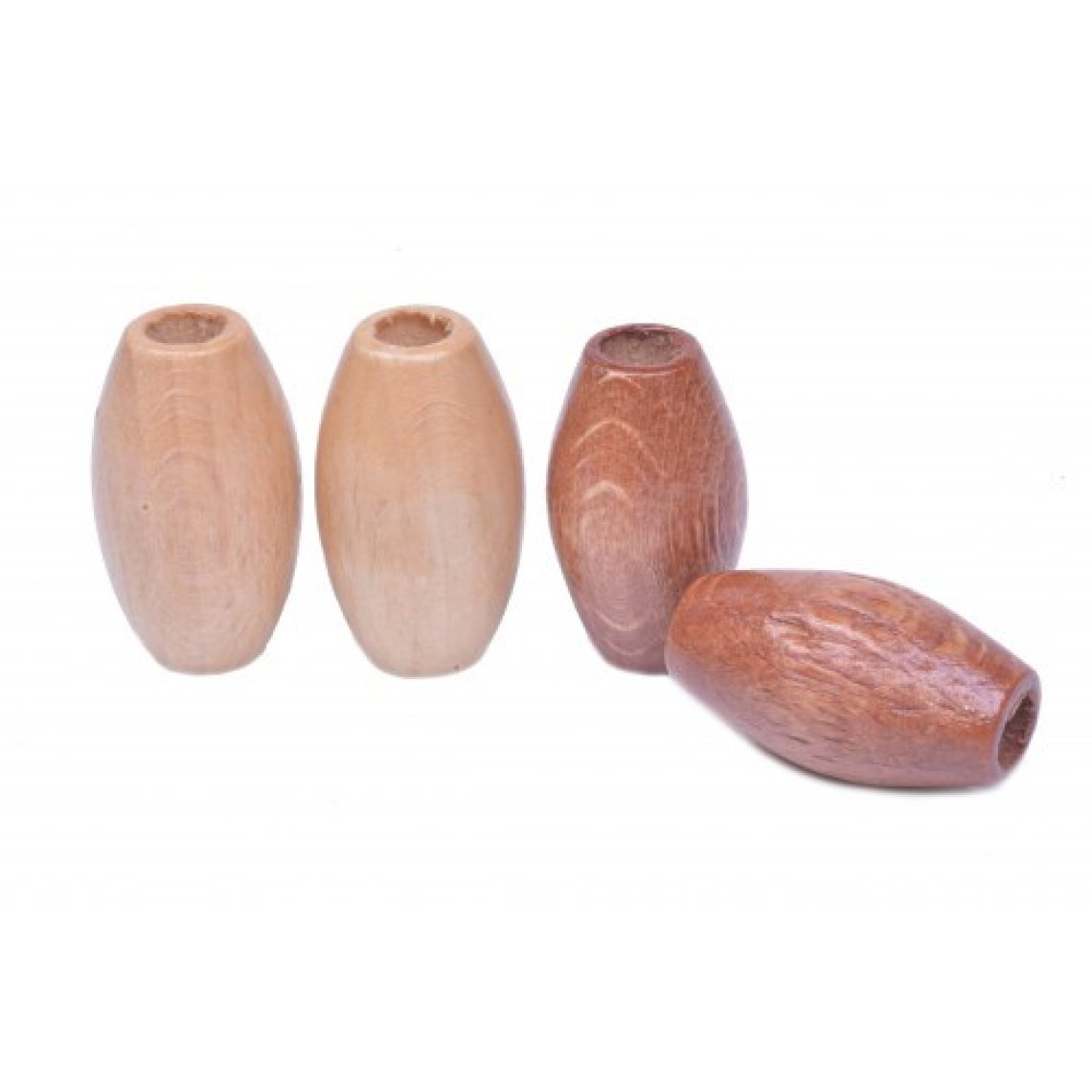 Korálky dřevěné lakované vel.17x26mm