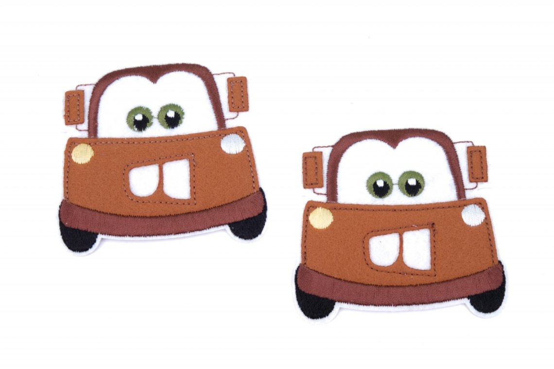 Aplikace nažehlovací 6017/6 auto Burák vel.8x7cm