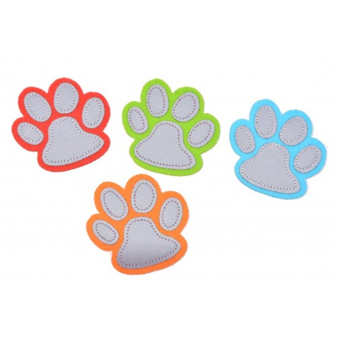 Aplikace nažehlovací 2504 reflexní tlapka vel.4,5x4,5cm