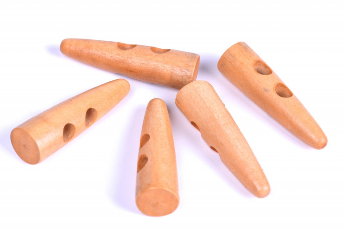 Knoflík dřevěný 1503 délka 5cm