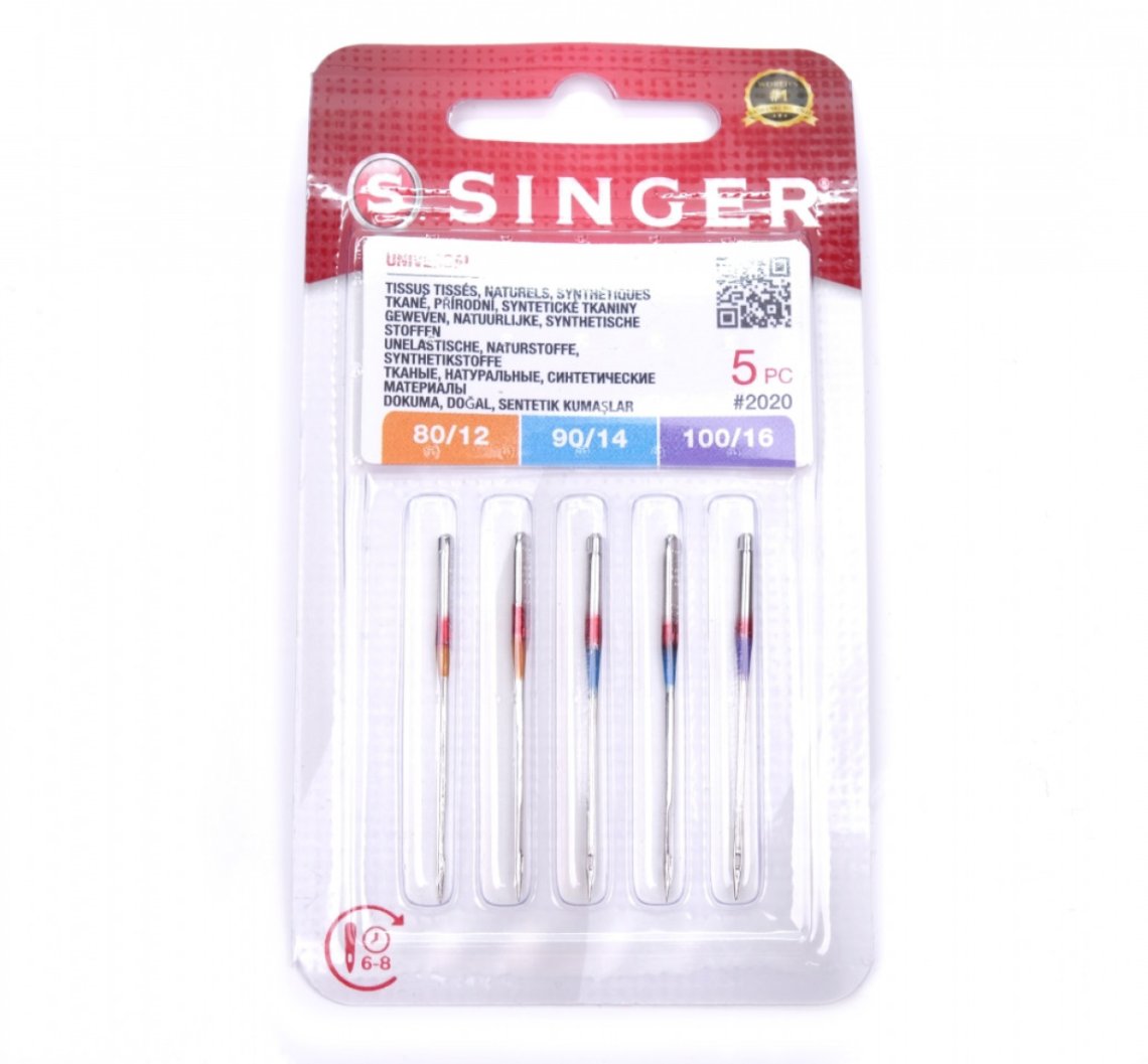 Strojové jehly SINGER UNIVERSAL vel.mix 5j