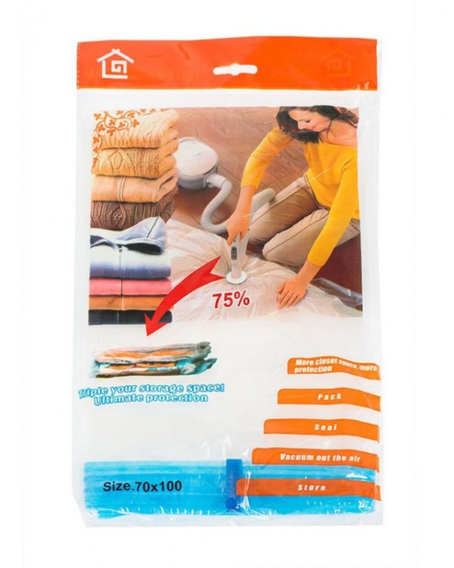 Vakuový pytel ke skladování 80x100cm