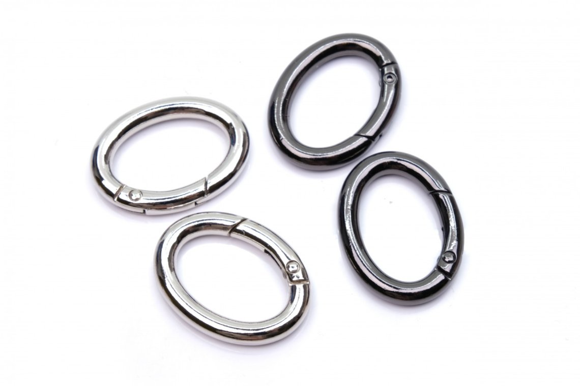 Karabina oválná otvírací průvlek 17x25mm