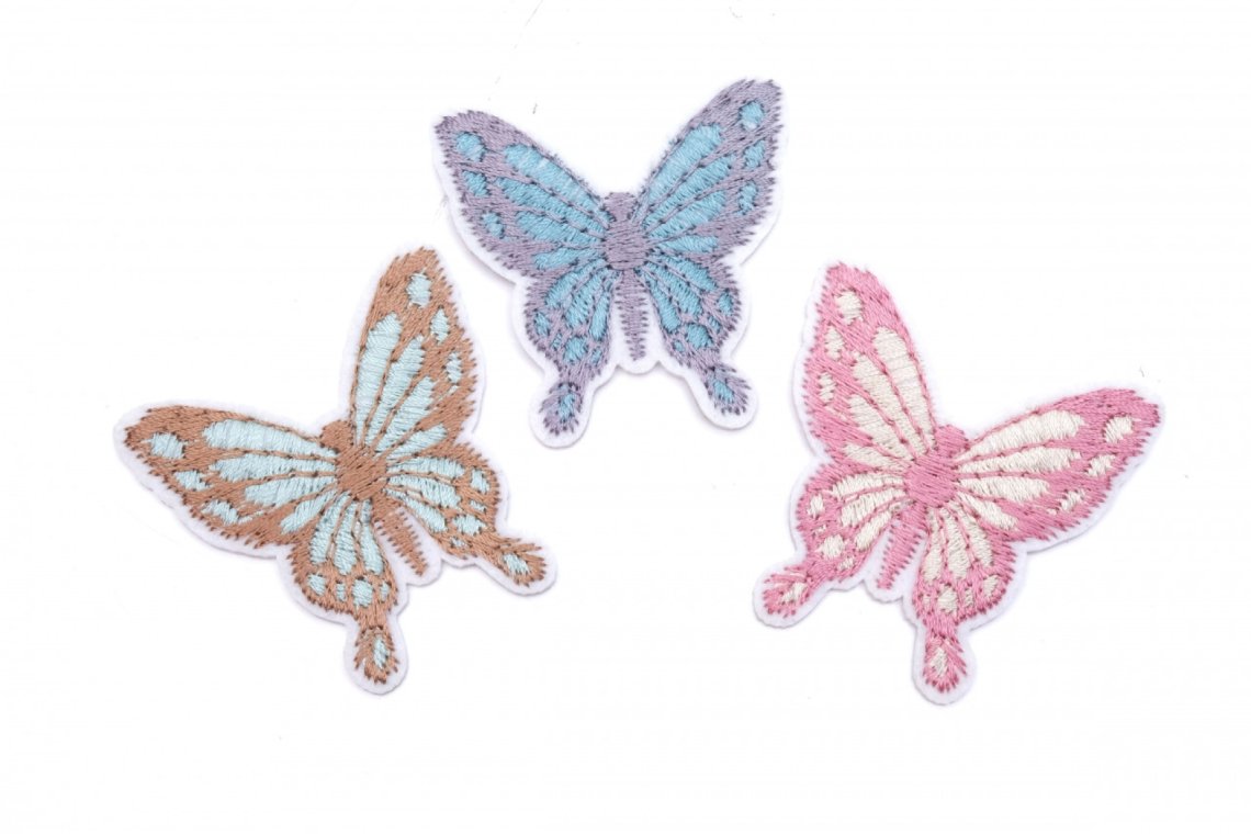 Aplikace nažehlovací 4003 motýl vel.5x5cm