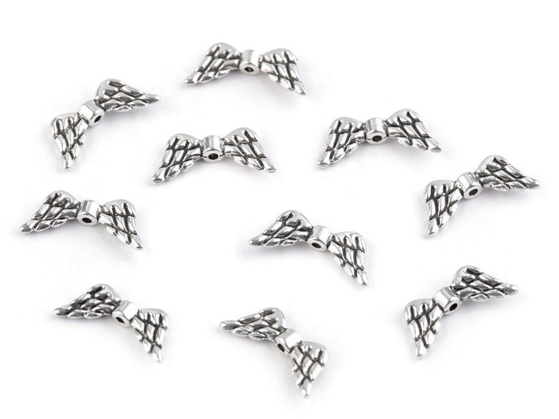 Bižuterní andělská křídla 19x9mm