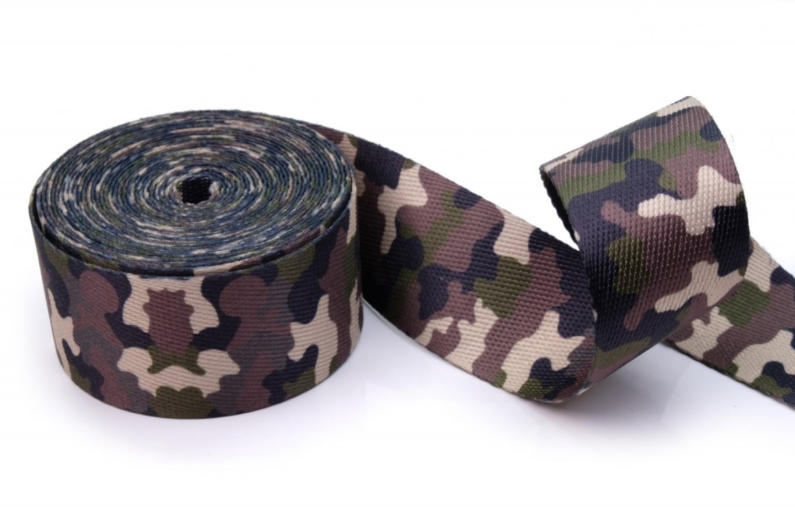 Popruh vzor ARMY šíře 4cm