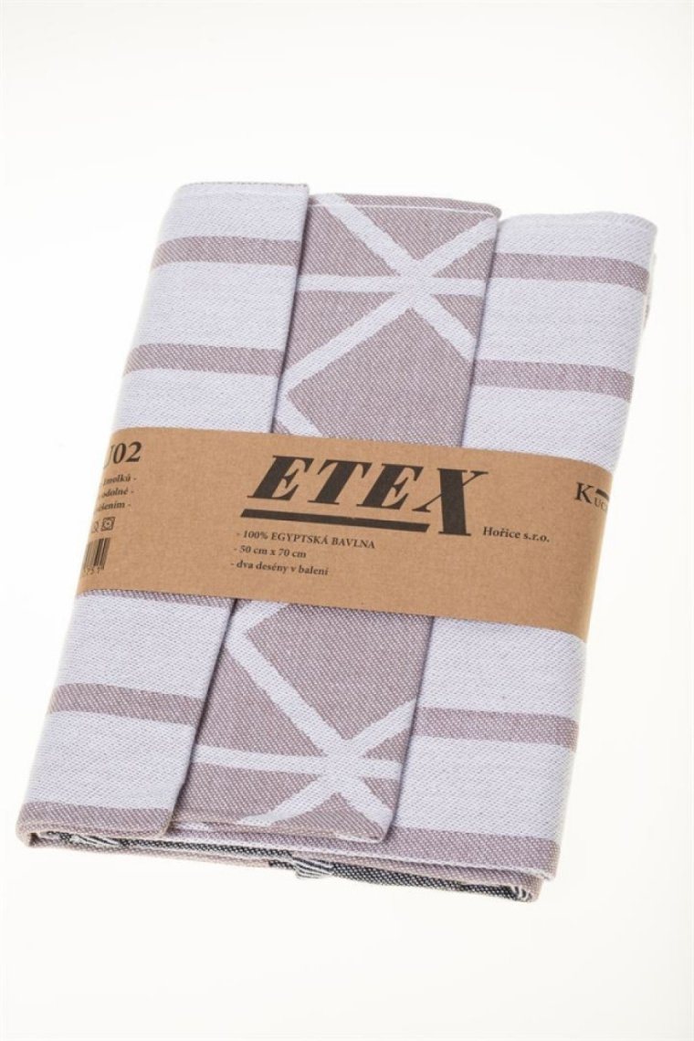 Kuchyňská utěrka 50x70cm žakar DICE