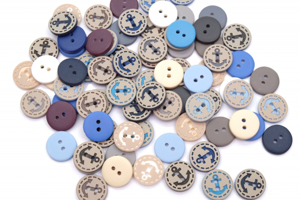 Knoflík 187 kotva vel.22 - 14mm