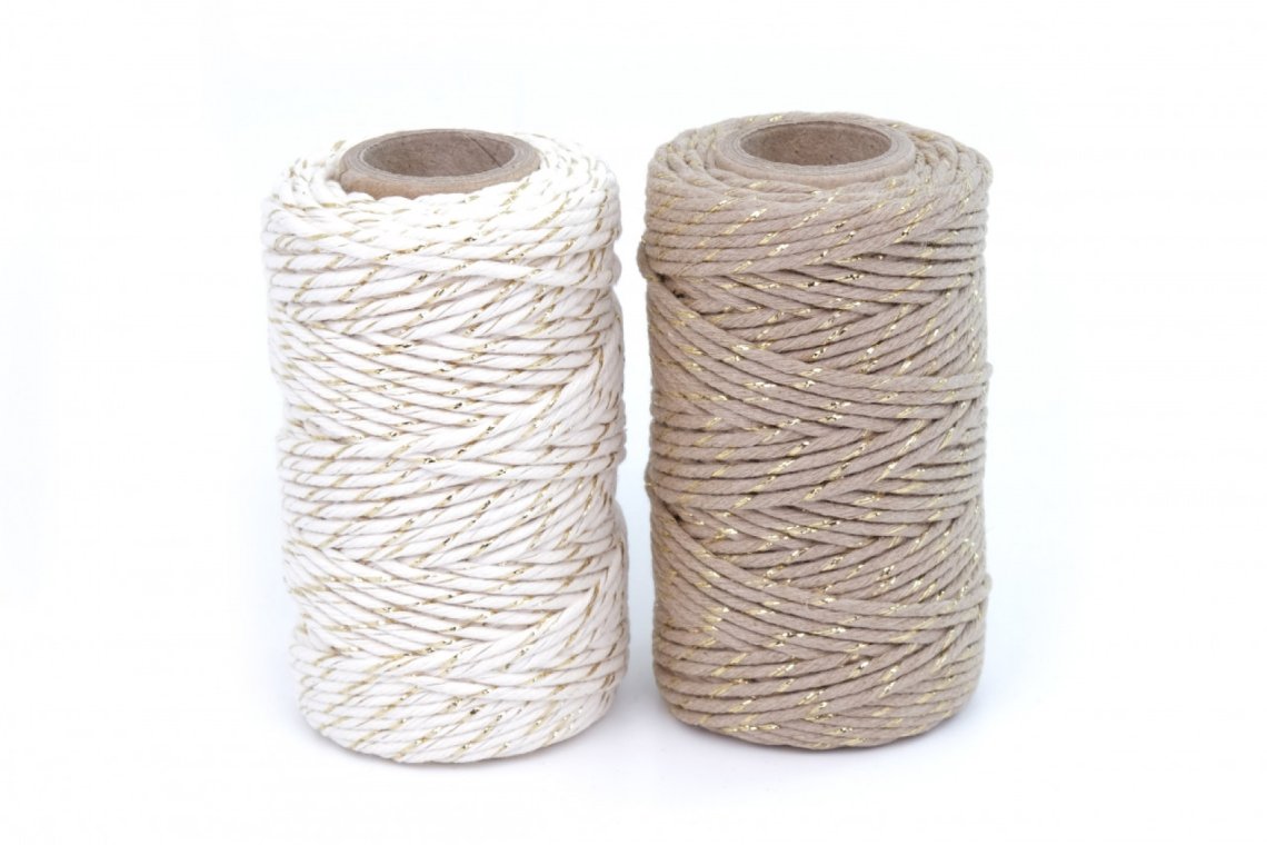 Bavlněný provázek s rexorem 2mm návin 100g